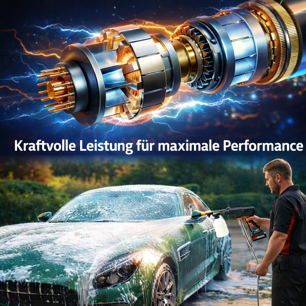 Osmo™ Hydro Akku Hochdruckreiniger Auto Druckreiniger Turbo Spritzpistole Pro