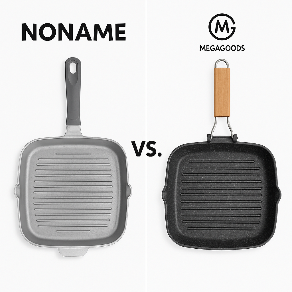 Klappbare Grillpfanne mit Holzgriff Antihaft für Outdoor BBQ DE.