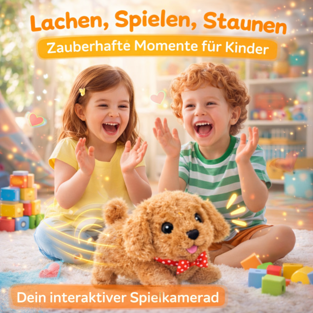 Wuffy™ Robot Puppy - Realistischer Roboter Hundewelpe Plüschhund interaktiv