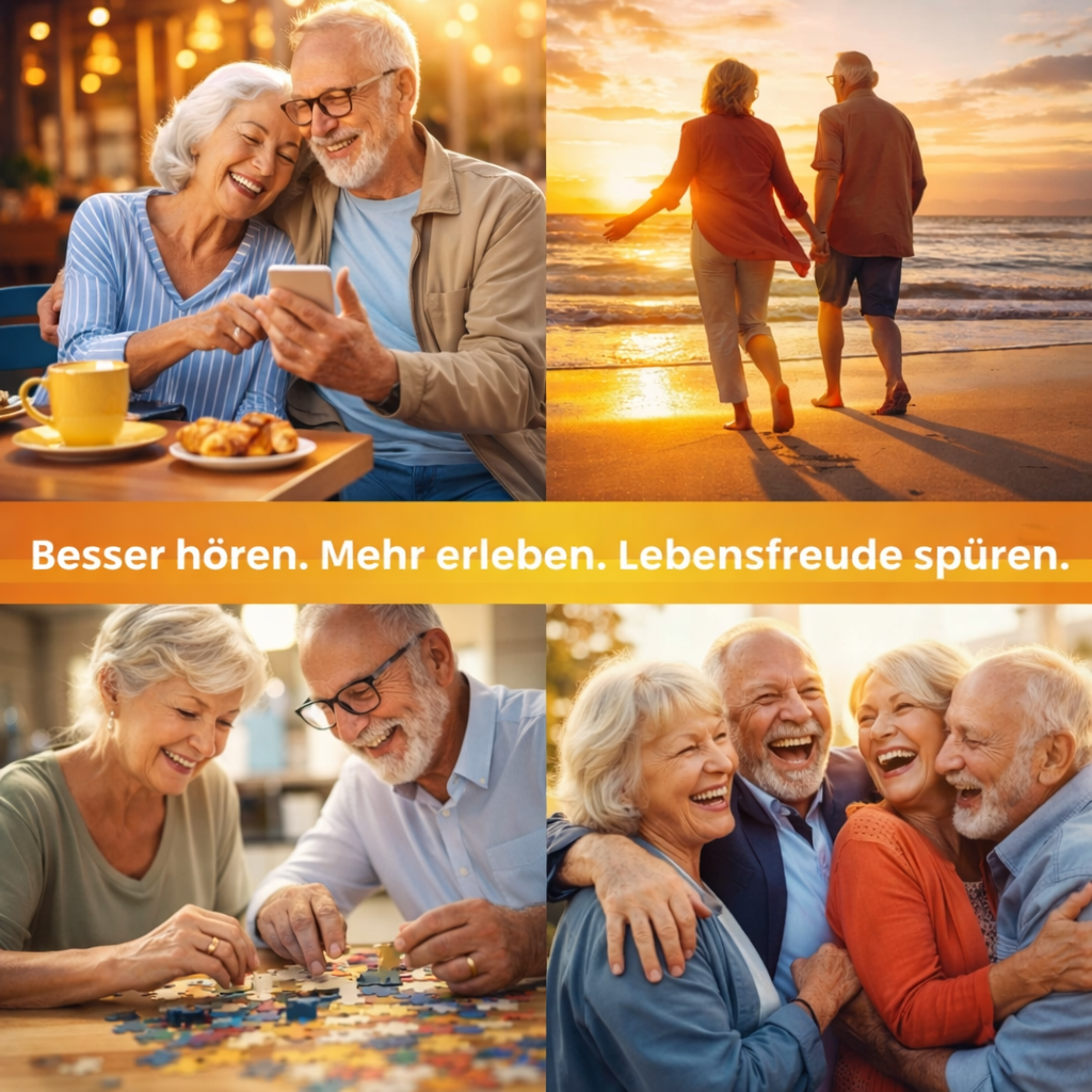 Hermhoffer™ CIC Pro Hörhilfe Hörgerät Hörverstärker unsichtbar wiederaufladbar