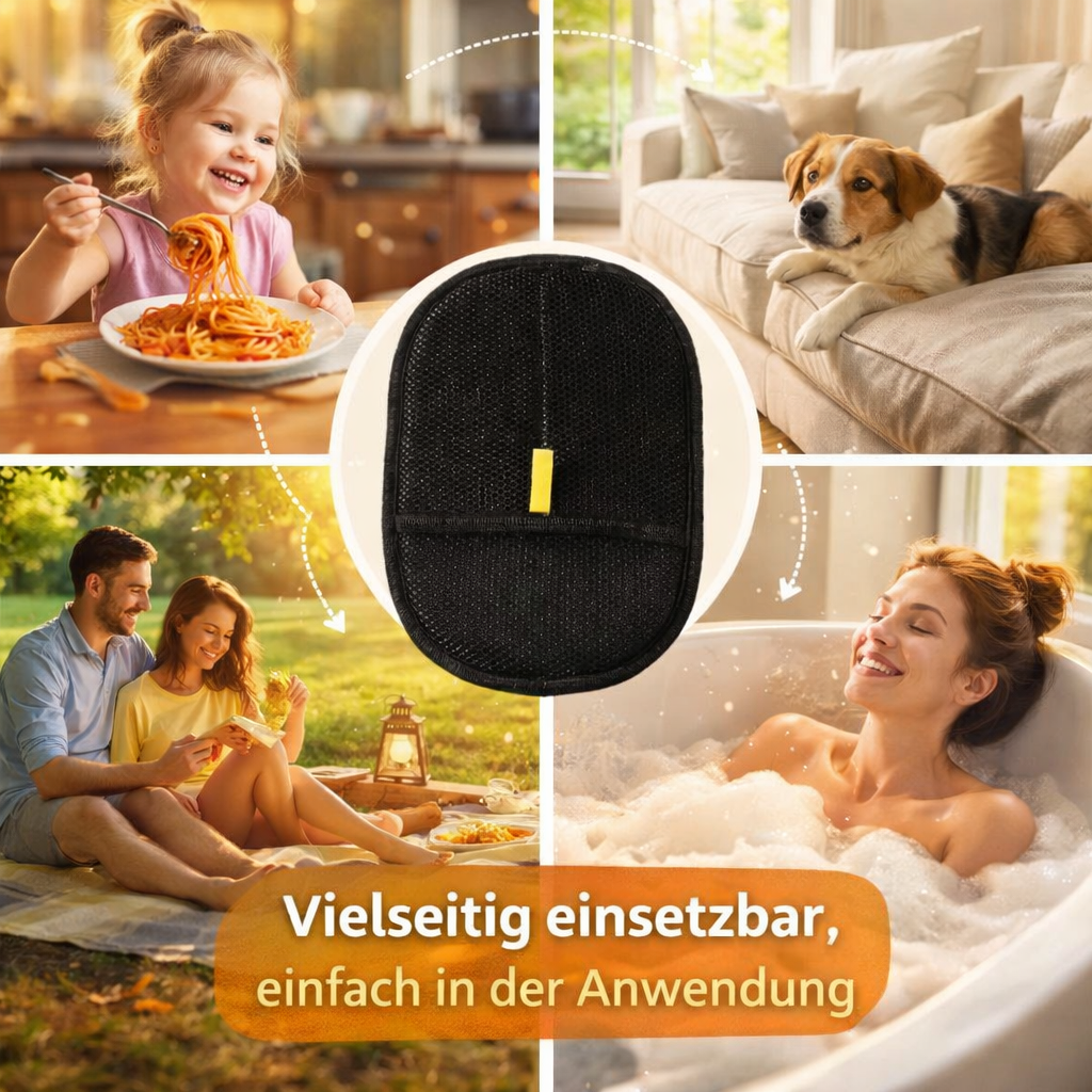 Fellmagnet™ - Der Bestseller Handschuh Tierhaarentferner Original 1+1 Gratis