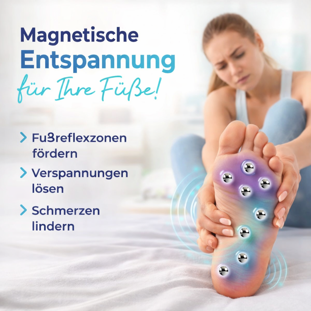 EvoStep™ Magnet Einlegesohlen Akupressur Fußgewölbe Schuheinlagen Orthopädisch