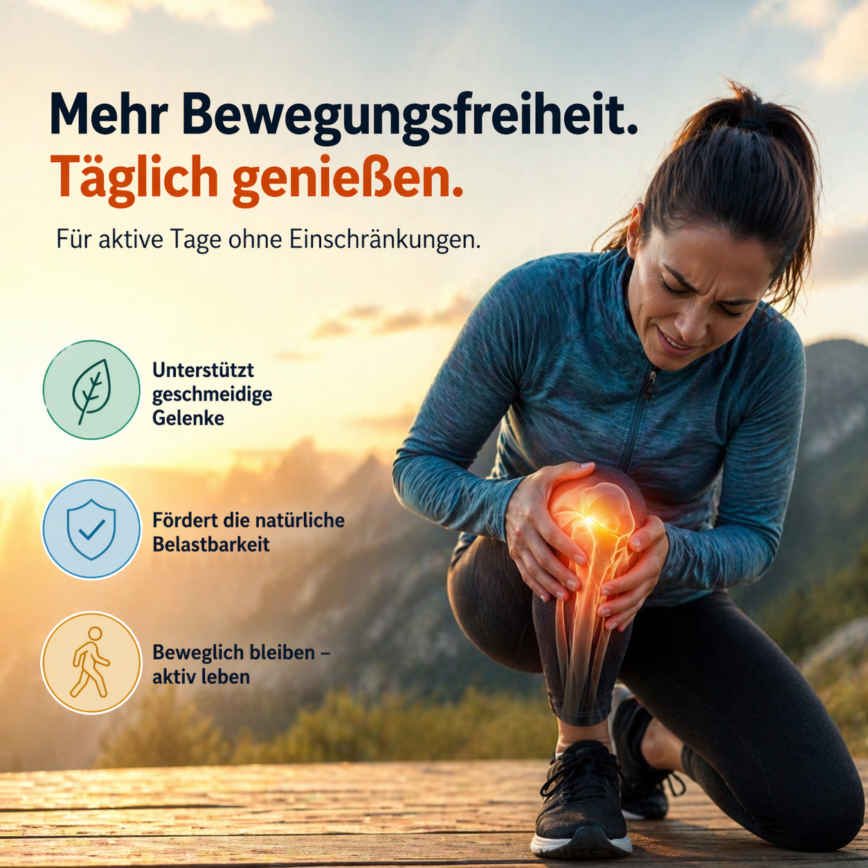 DrFlexa™ Kniebandage Orthese Kniestütze Stabilisierung Sport Knieorthese Klett