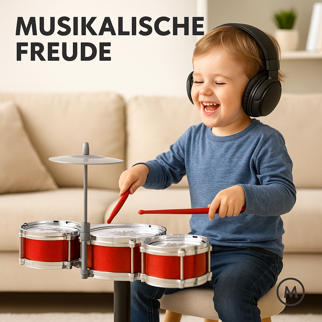 Kinder Schlagzeug Set Jazz Drums für Anfänger Spielzeug DE.
