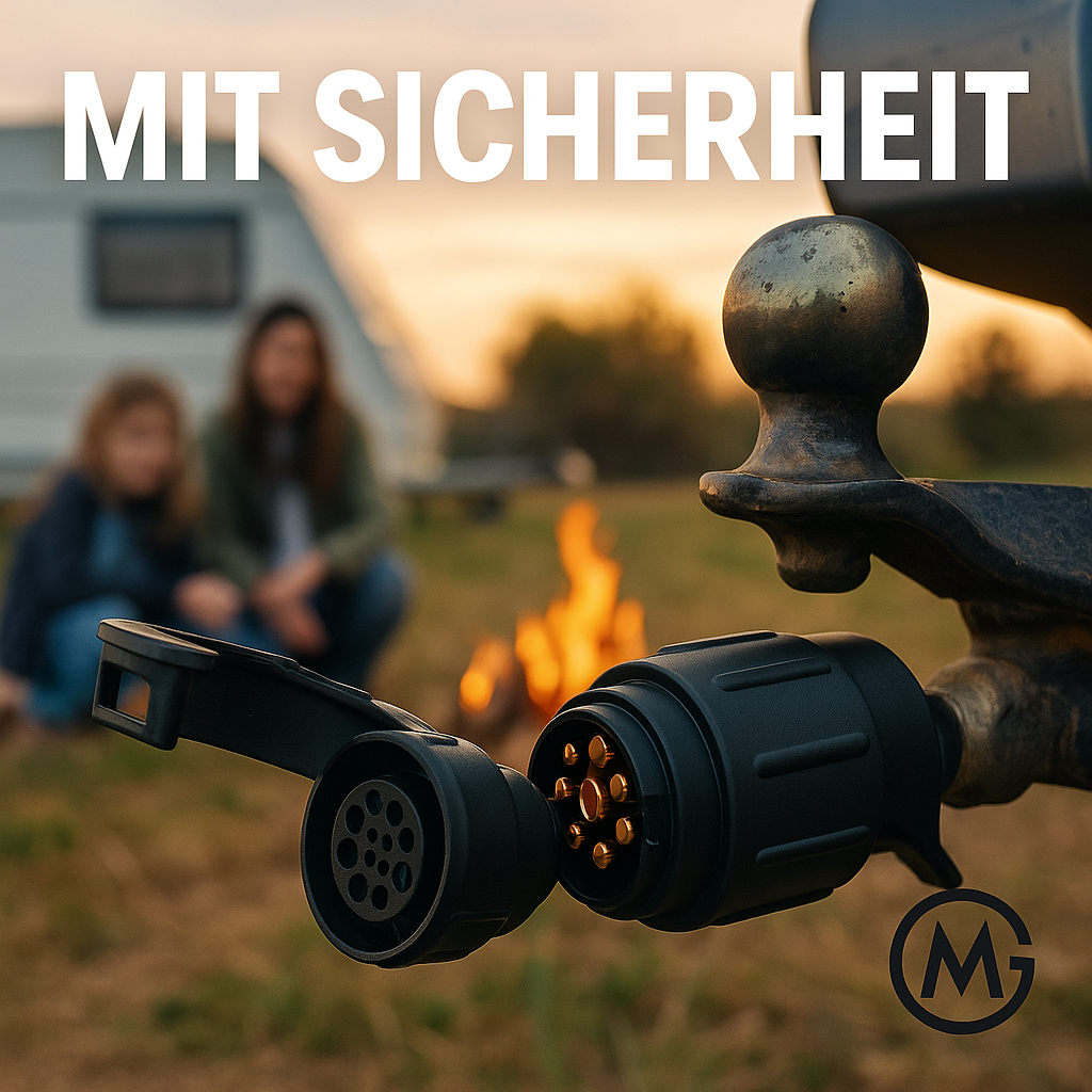 Anhänger Adapter 7 auf 13 Pin 12V wasserdicht Kupplung Auto LKW DE.