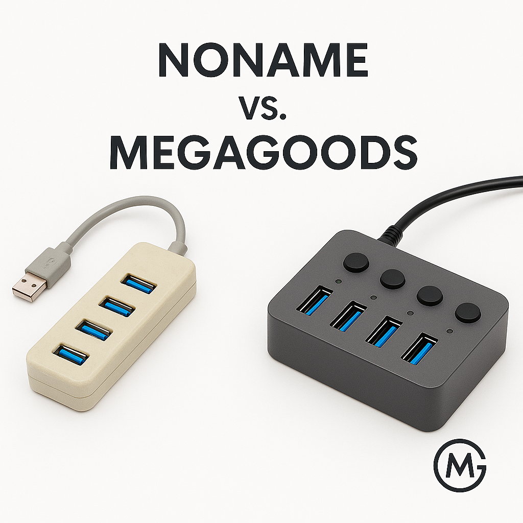 Blueendless USB Hub 3.0 7 Ports Aluminium Gehäuse mit Netzteil DE.
