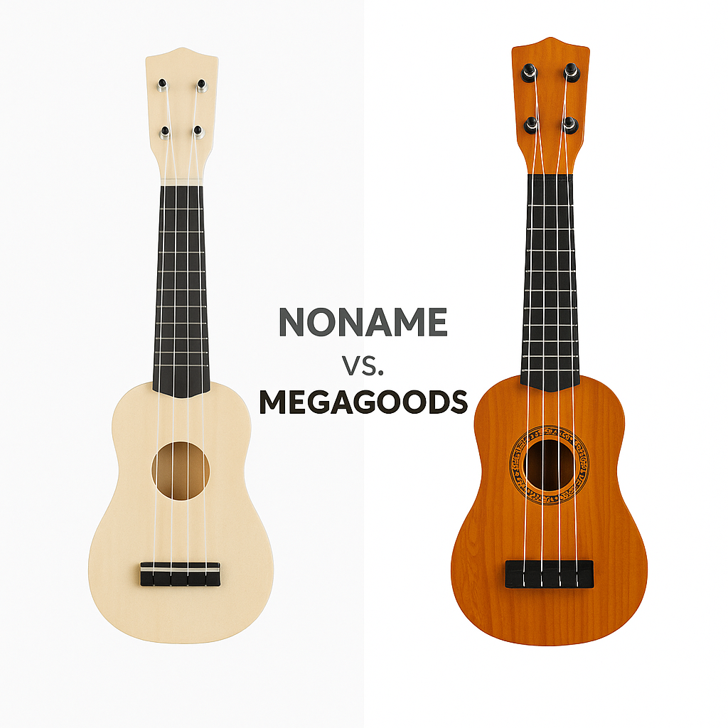Kinder-Ukulele 35 cm Spielzeuggitarre musikfähig Lerninstrument DE.
