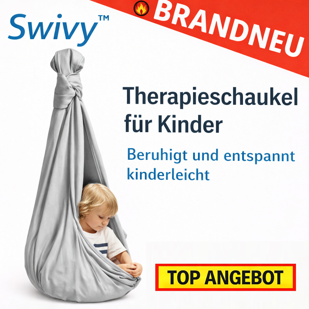 Swivy™ Therapieschaukel für Kinder Hängematte Indoor Sensorische Schaukel 150kg