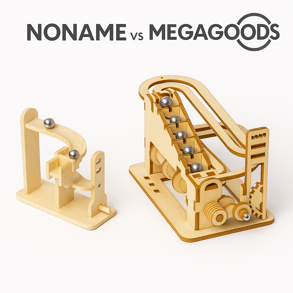 Spiral Marble Run 3D Holzpuzzle Bausatz für Erwachsene und Teens DE.