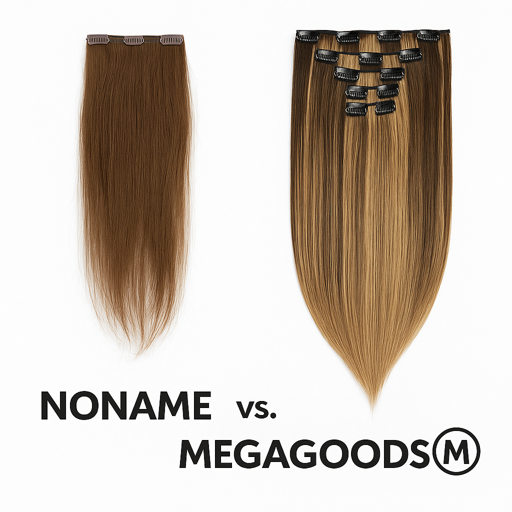 Clip-in Haarverlängerung 60 cm dicht voluminös synthetisch DE.