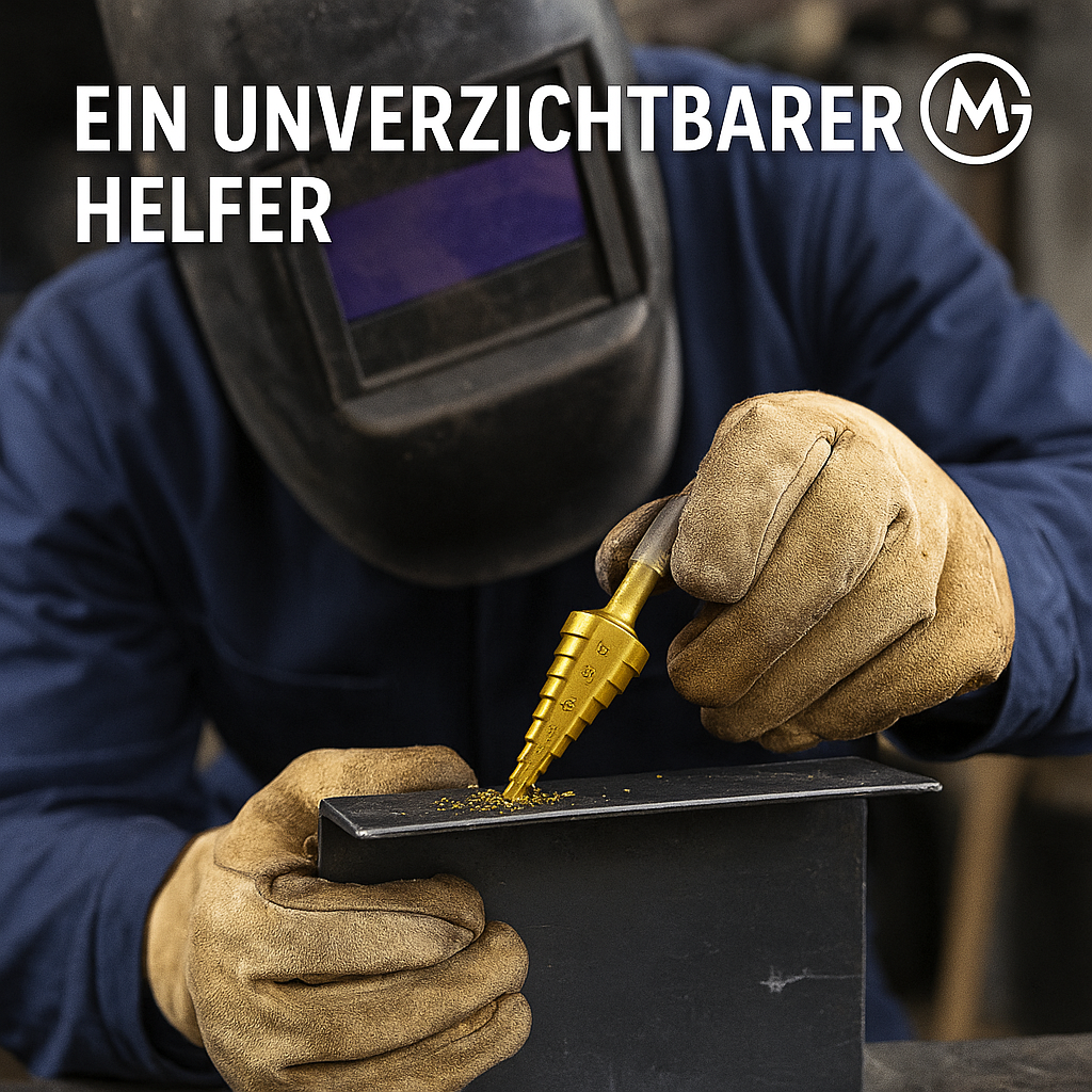 HSS 4241 Kobalt Stufenbohrer Set 50 Größen Metall Holz DE.
