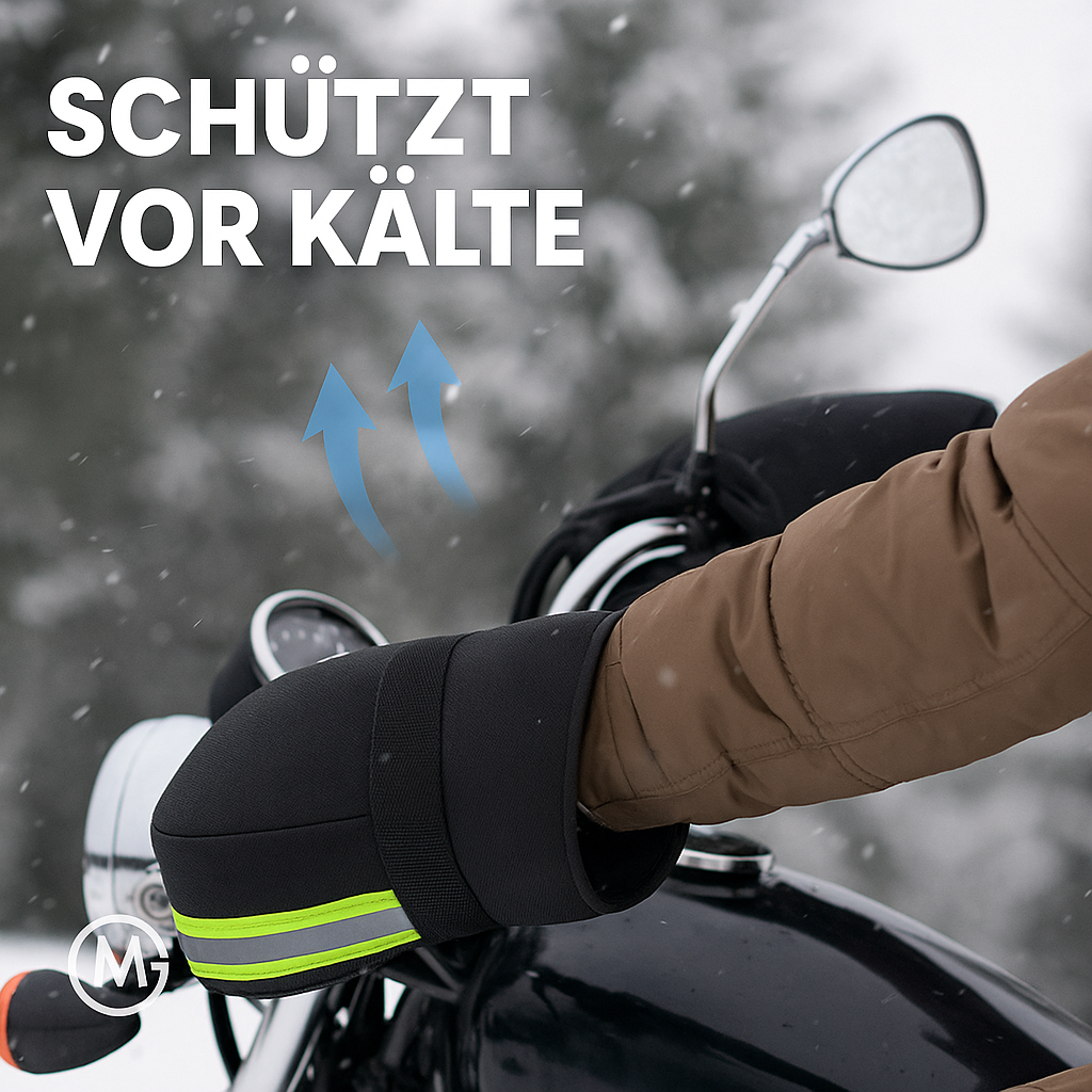 Lenkerhandschuhe Motorrad winddicht wasserdicht Kälteschutz DE.