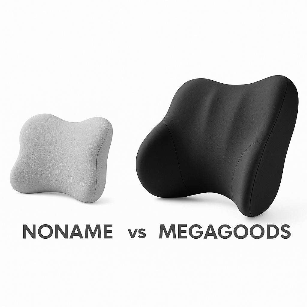 Auto Nackenkissen Memory Foam Lendenkissen Ergonomisch DE.