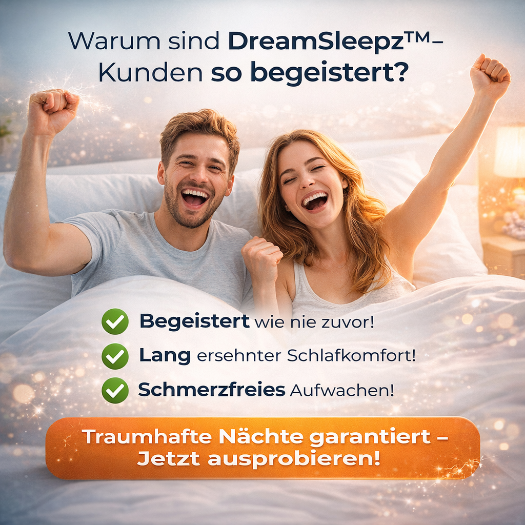 DreamSleepz™ Orthopädisches Schlafkissen Memory Foam Kopfkissen soft ergonomisch