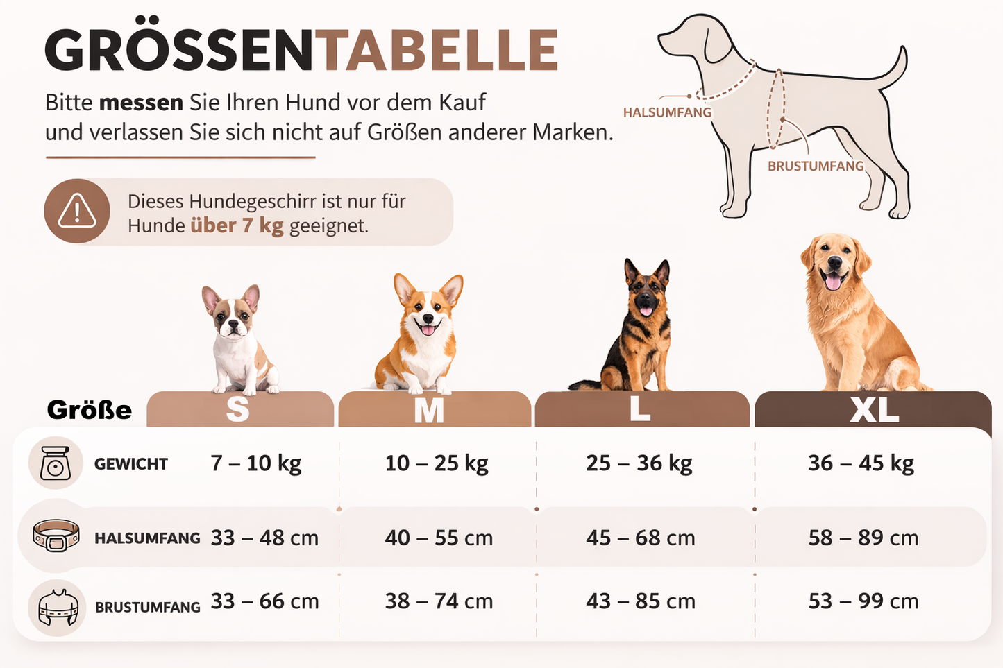 PawControl™ Anti-Zug Hundegeschirr Anti-Zieh-Geschirr Trainingsgeschirr m. Griff