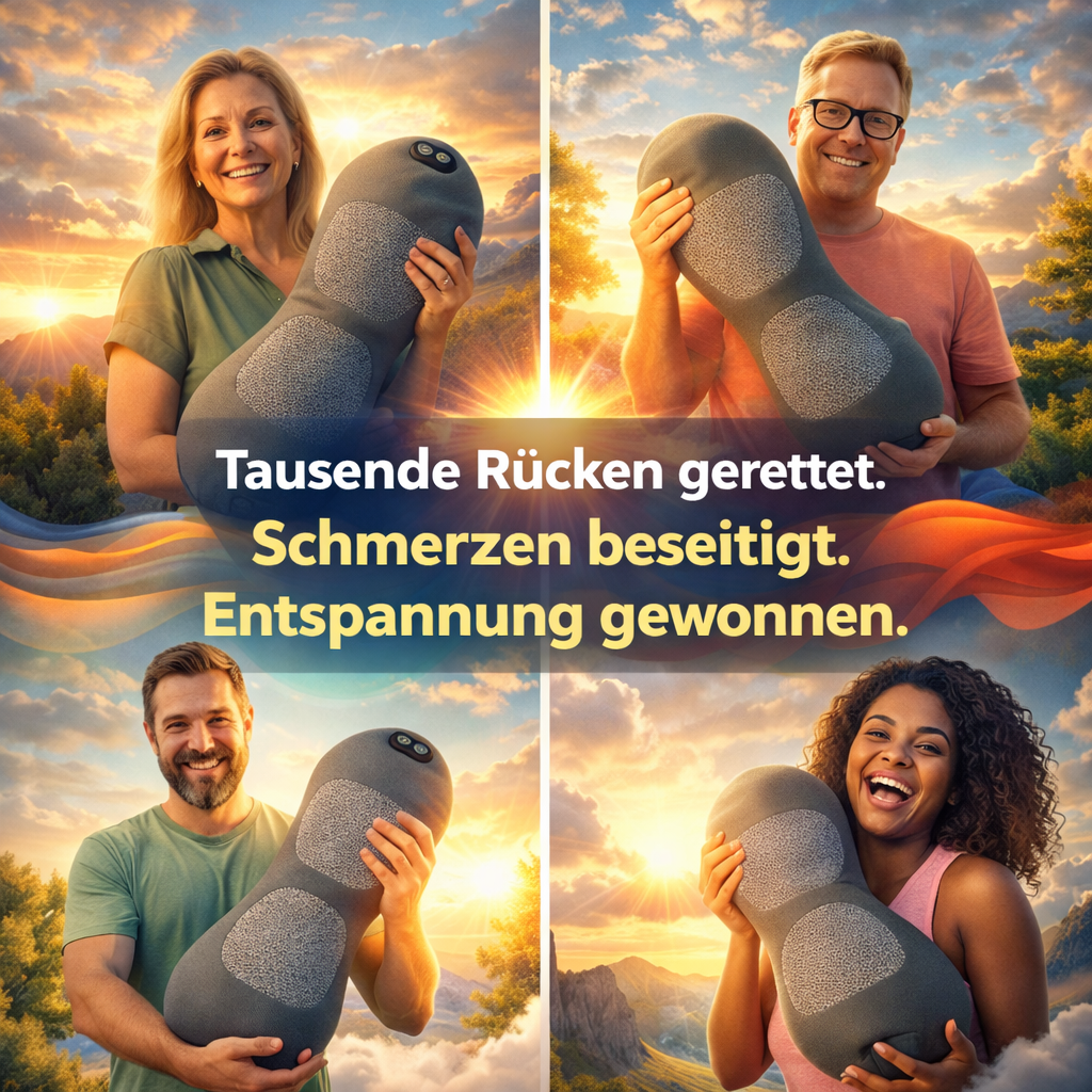 ErgoPur™ Rücken Massagegerät Ischias Bandscheiben Therapiegerät 3-Zonen