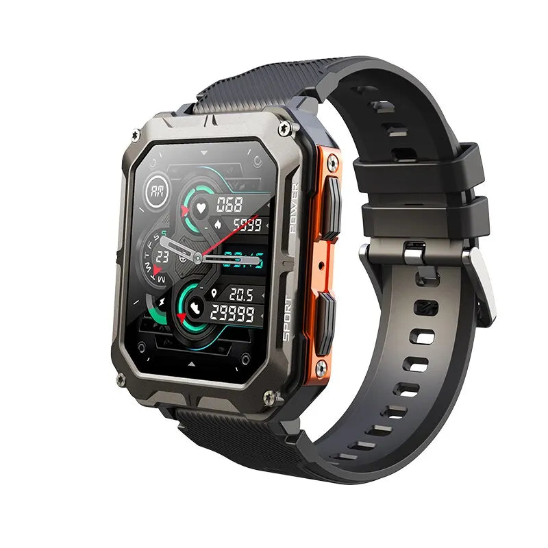 Thor™ Smartwatch EXTREM robust IP68 Outdoor Uhr Bluetooth Anruf Fitness