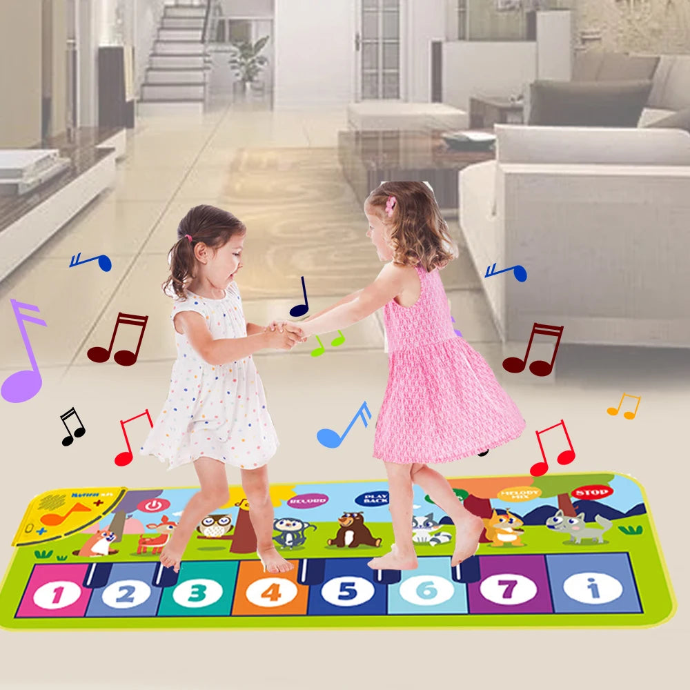 Piano Tanzmatte Kinder Spielmatte Musikmatte Keyboard Baby Geschenk
