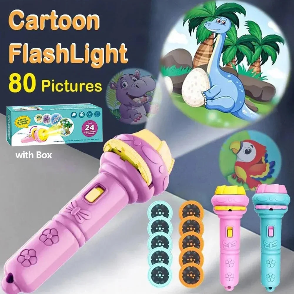 Projektor taschenlampe kinder cartoon spielzeug nachtlicht projektionslampe 89 Muster