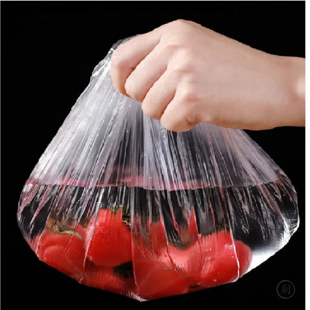 100x Frischhaltehauben Einweg elastisch Abdeckhauben für Schüsseln Küche Obst