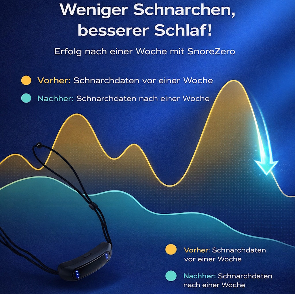 SnoreZero™ EMS Anti-Schnarch-Gerät - Intelligente Schnarchhilfe ohne Maske