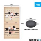SLINGPUXX Sling Puck Spiel Tischfußball Gewinnerspiele Faltbar Hockey Brettspiel