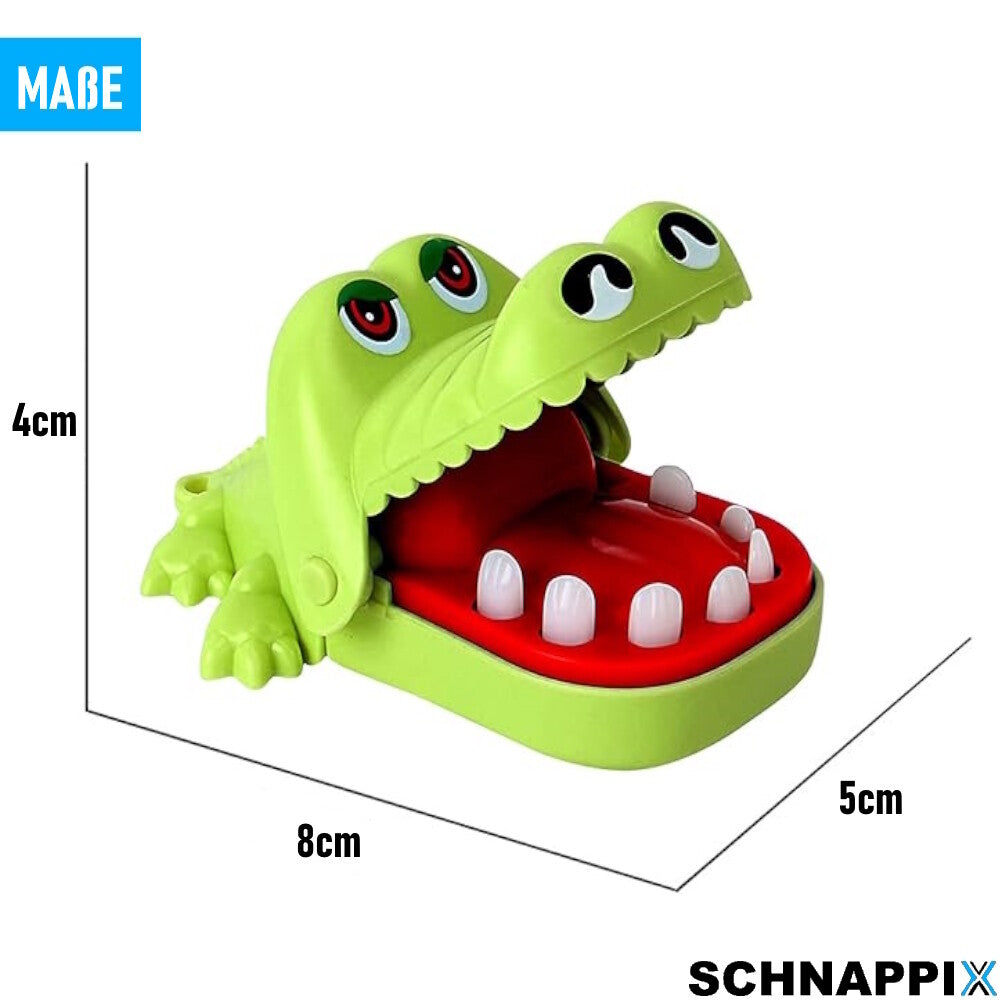 SCHNAPPIX Krokodil Schnapp Spiel Zähne Zahnarzt Spielzeug Action