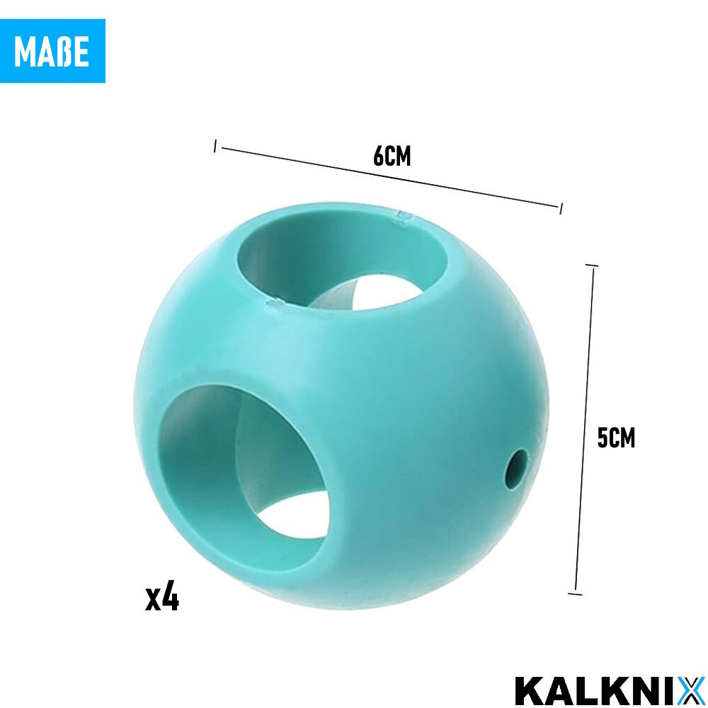 KALKNIX 4 Stück magnetische Anti-Kalk-Kugel Antikalk Waschkugel Waschball