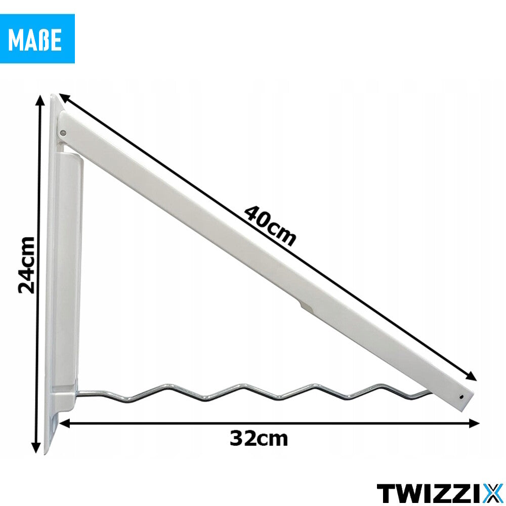 TWIZZIX Kleiderbügel Kleiderhaken Klappbar Kleiderbügelleiste Multibügel faltbar