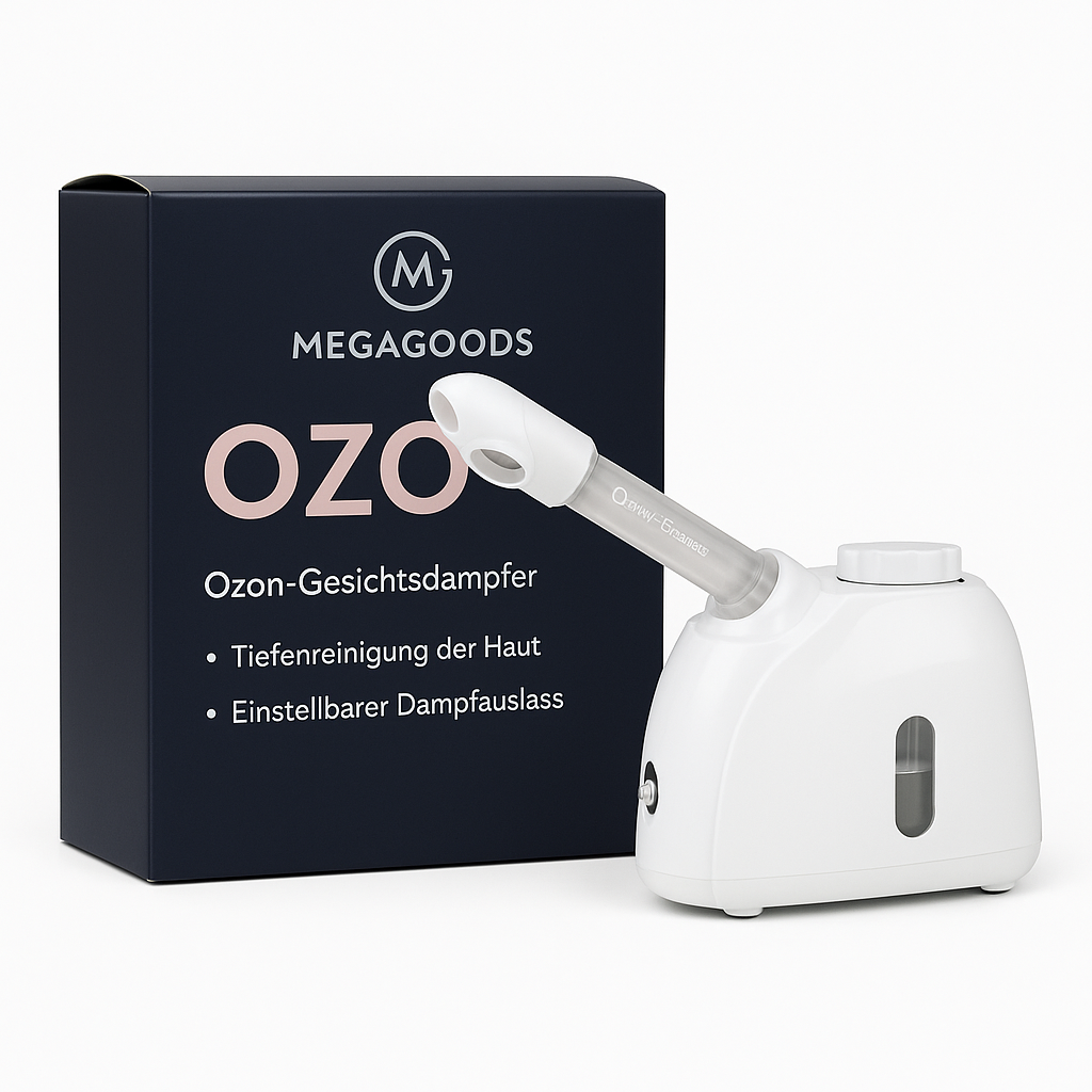 Ozon Gesichtsdampfer Warmnebel Luftbefeuchter Hautpflege Spa DE.