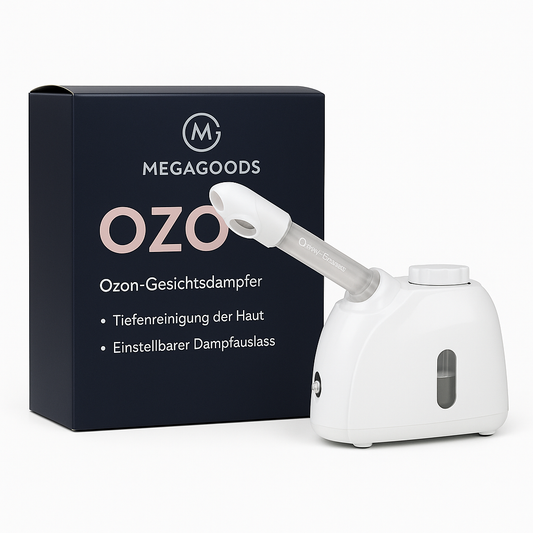 Ozon Gesichtsdampfer Warmnebel Luftbefeuchter Hautpflege Spa DE.