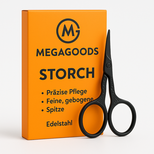 Edelstahl Storchschere präzise Pflege für Nase Bart Ohren Augen DE.
