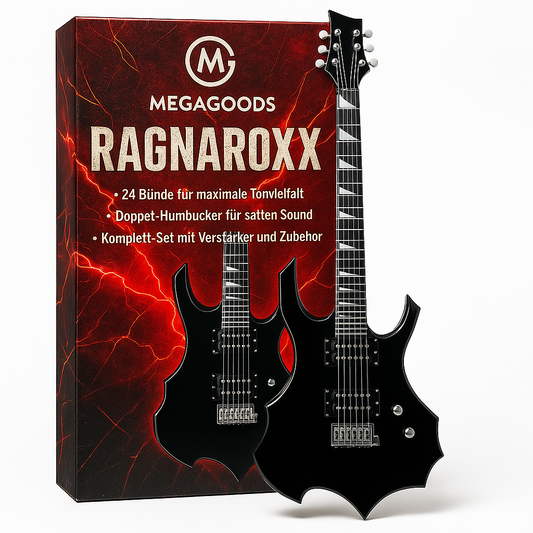 E-Gitarre 6 Saiten 24 Bünde Ahornkorpus mit Tasche & Verstärker DE.