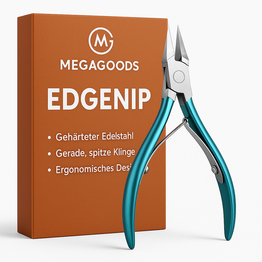 Nagelknipser Edelstahl gerade Klinge spitz für dicke Nägel DE.