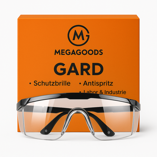Schutzbrille Antispritz Labor Industrie Staub Windfest 2Stk DE.
