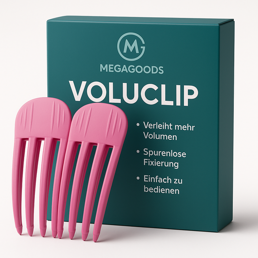 Volumen-Haarclips für Locken und Ansatz 6er-Set Profi-Styling DE.