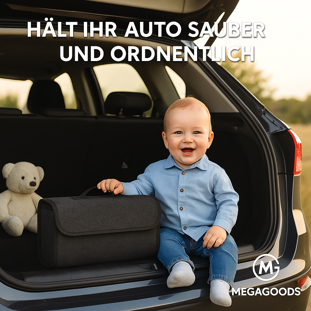 Große rutschfeste Kofferraumtasche Aufbewahrung Auto-Organizer DE.