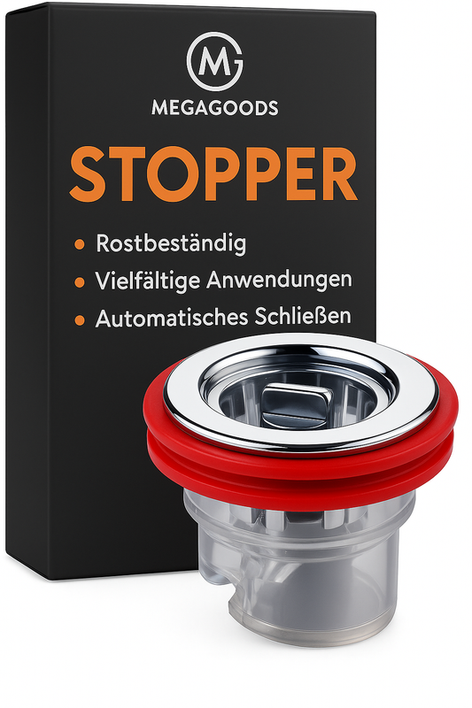 Geruchsstopper Bodenablauf Rückstauventil für Dusche Küche WC DE.