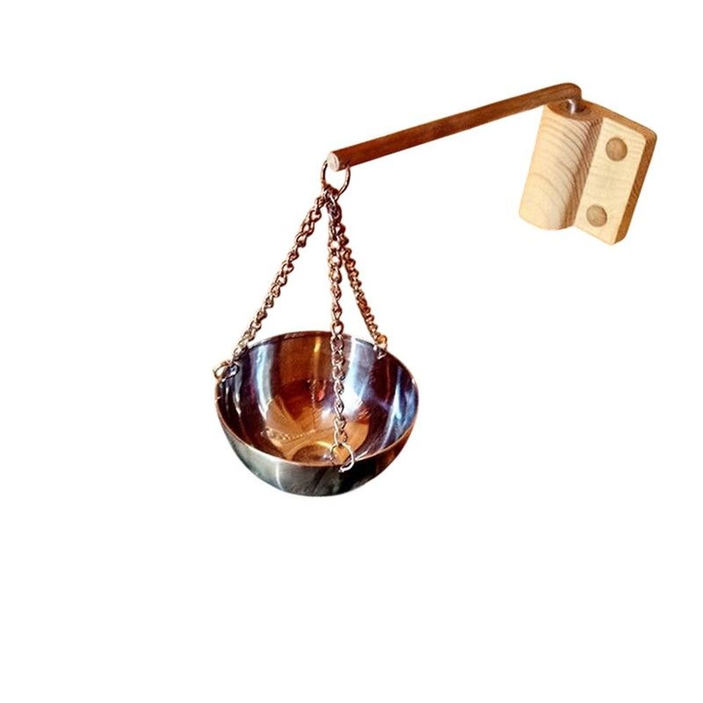 Sauna Ölhalter mit Schale für Aromatherapie Duftöle Sauna DE.