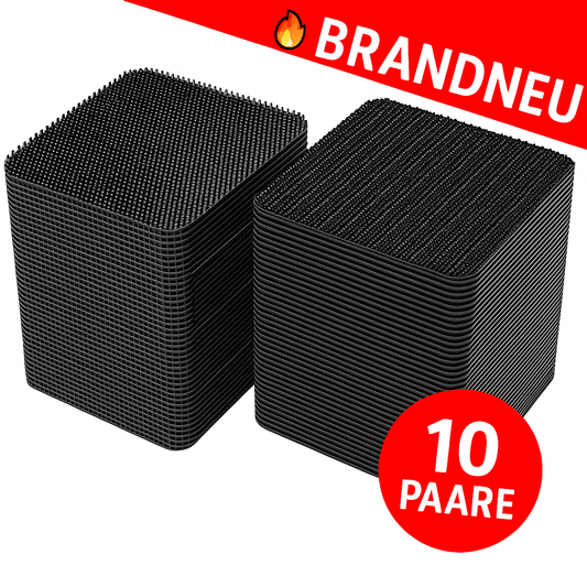 Teppich Klett Befestigung Pads 10 Paar Anti Rutsch Kleber Fixierer Teppichhalter