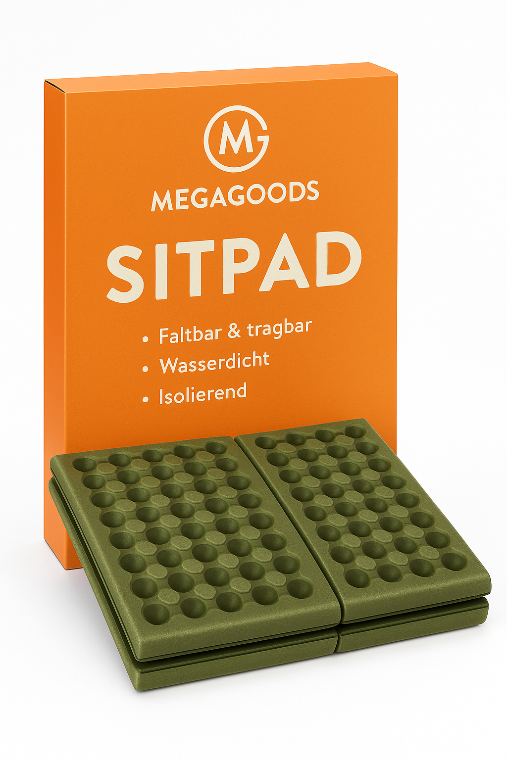Sitzmatte Sitzkissen faltbar wasserdicht Thermo Sitzpolster tragbar DE.