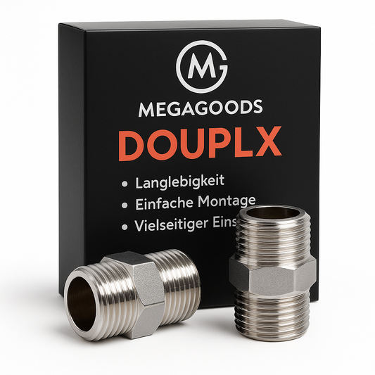 Duschschlauch Verlängerung 2er Set Universal für Bad und Outdoor DE.