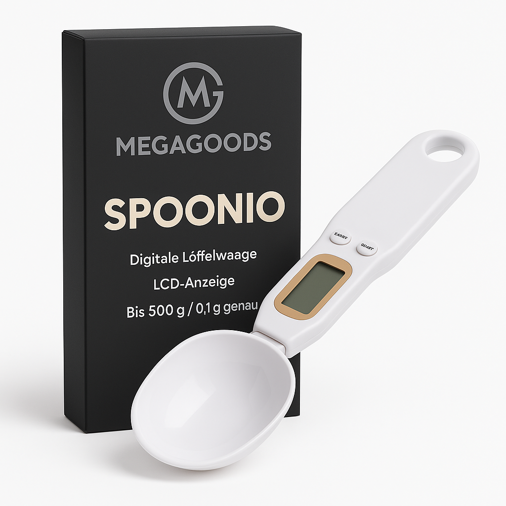 Mini-Löffelwaage Digital LCD 0,1-500 g für Mehl Kaffee Milch DE.