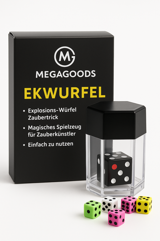 Explosions-Würfel Zaubertrick für Kinder Close-up Gag Requisit DE.