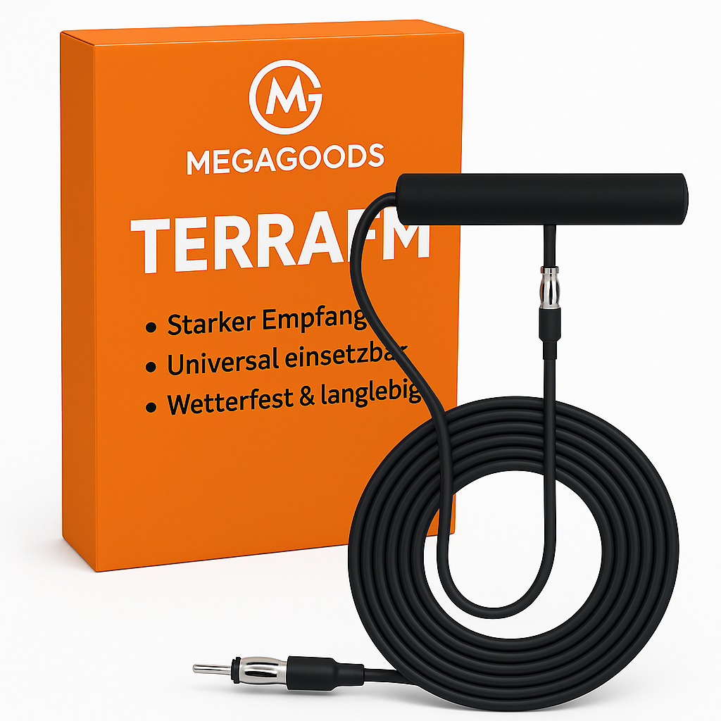 Auto FM Antenne 3M Signalverstärker Universal für PKW Boot RV DE.
