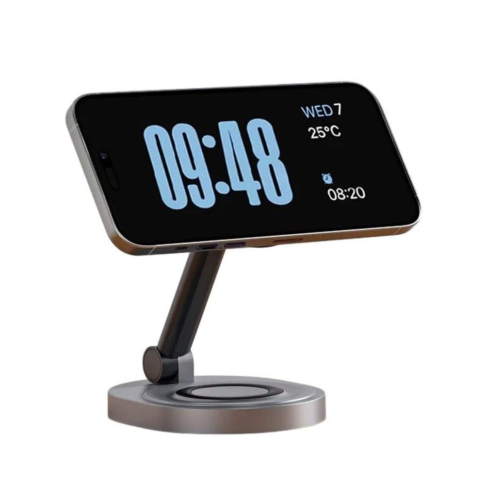 2in1 MagSafe Ladegerät Ständer für iPhone 16–12 Watch DE.
