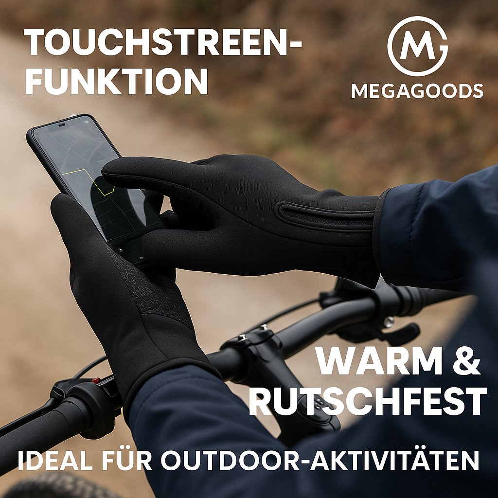 Winterhandschuhe Herren wasserdicht winddicht warm Touchscreen DE.
