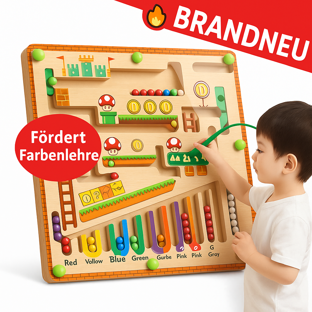 Magnetisches Labyrinth Spiel Kinder ab 3 Lernspiel Konzentration Logik Puzzle