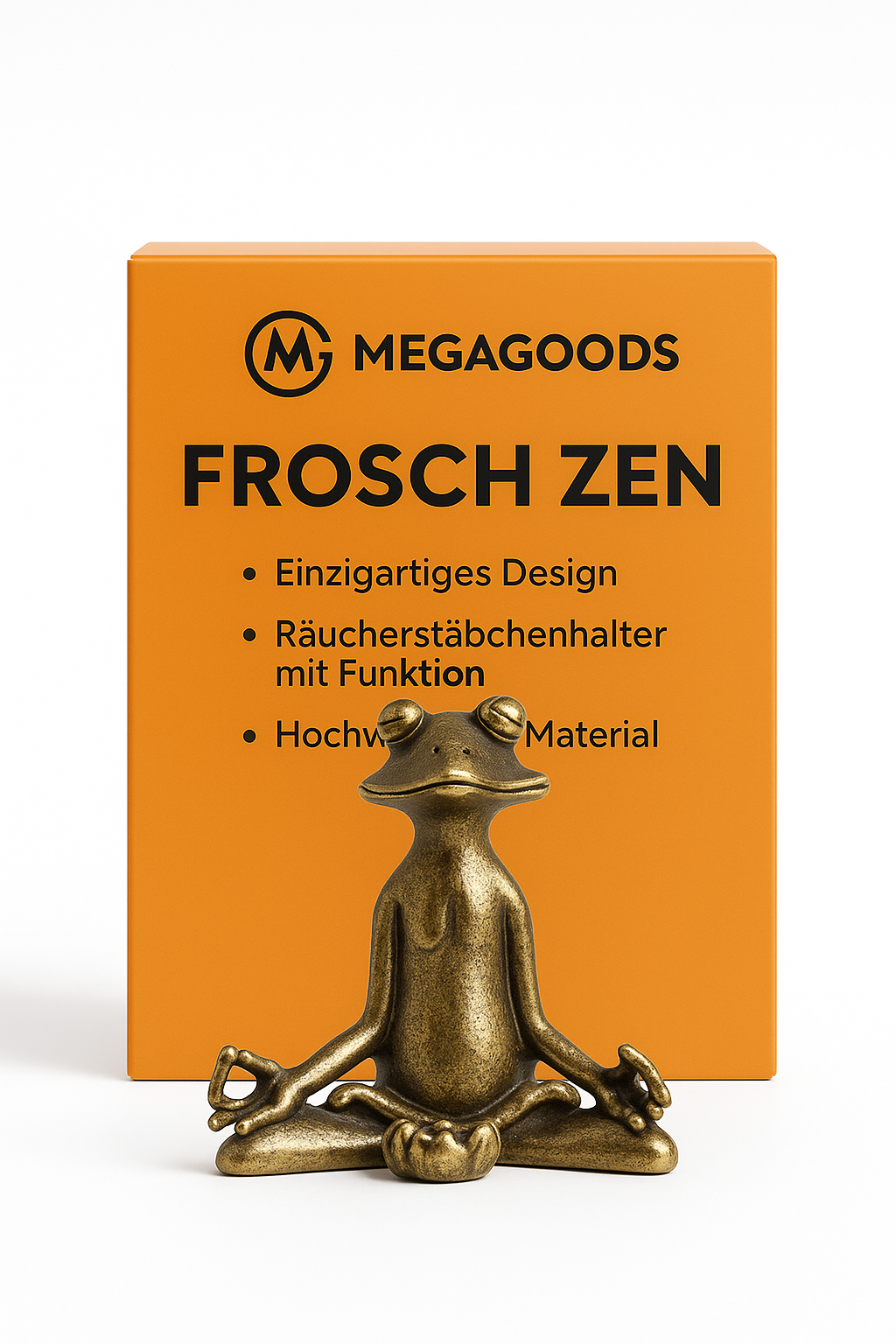 Räucherstäbchenhalter Frosch Kupfer Deko Retro Zen Tee Haustier Deko DE.