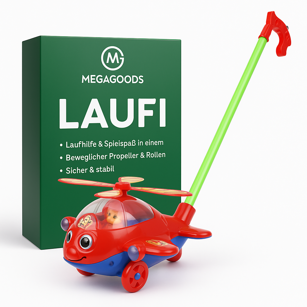 Lauflernwagen Baby Schiebespielzeug Flugzeug Kinder Outdoor Spiel DE.